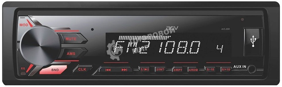 Автомагнитола ACV AVS-811R 1DIN 4x50Вт