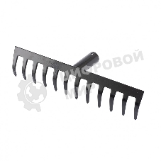 Грабли Сибртех 12-зубые, 320 мм, без черенка, прямые