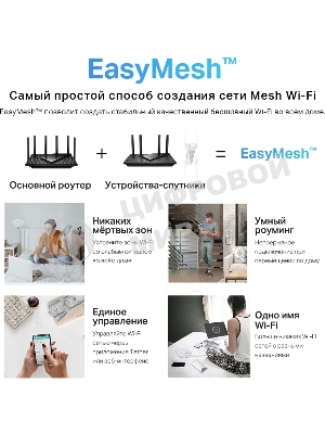 Двухдиапазонный Wi-Fi роутер TP-Link Archer Air R5 AX3000 с поддержкой Mesh