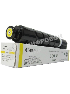 Картридж лазерный Canon C-EXV47Y 8519B002 желтый для iR-ADV С351iF/C350i/C250i