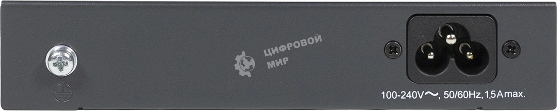 Коммутатор Unmanaged Switch 4x1000Base-T PoE, 1x1000Base-T, PoE Budget 60W, Long-range PoE up to 250m, metal case
