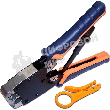 Обжимной инструмент Lanmaster LAN-CRI-500R 6P, 8P, с храповым механизмом