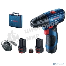 Дрель-шуруповерт Bosch GSR-120, 12 В, 2 Ач, 30 Нм, щеточный