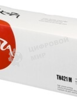 Картридж лазерный Sakura TN421M для Brother HL-8260DCW, DCP-8410, MFC-8690, пурпурный, 1 800к.