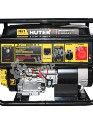 Электрогенератор бензиновый Huter DY11000LX-3, 9 кВт, 91 дБ, 85 кг