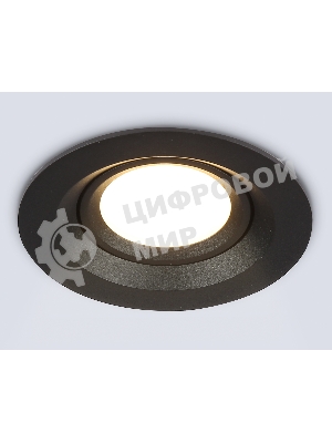 Светильник Ambrella light TN1142 BK черный IP44 GU5.3 D95*38