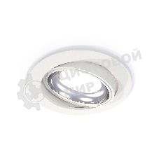 Комплект встраиваемого поворотного светильника Ambrella light XC7651002 SWH/PSL белый песок/серебро полированное MR16 GU5.3 (C7651, N7022)