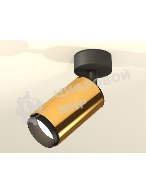 Светильник Ambrella Light XM6327021 PYG/PBK золото желтое полированное/черный полированный MR16 GU5.3 (A2210, C6327, N6121)