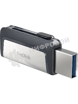 Флешка USB Sandisk 64Gb Ultra Dual SDDDC2-064G-G46 USB 3.0 серый/узор