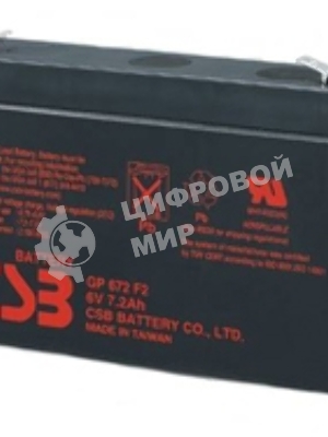 Батарея для ИБП CSB GP 672 (6V 7.2Ah)