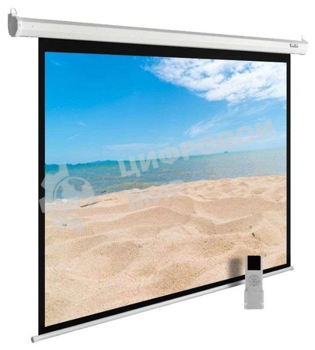 Экран Cactus 180x240см MotoExpert CS-PSME-240x180-WT 4:3 настенно-потолочный рулонный белый (моторизованный привод)