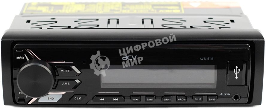 Автомагнитола ACV AVS-811R 1DIN 4x50Вт