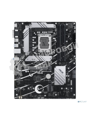 Материнская плата ASUS PRIME B760-PLUS, LGA 1700, Intel B760, 4xDDR5, 4xSATA, 3xM.2, 1xPCIe 4.0 x4, 1xPCIe 5.0 x16, 2xPCIe x1, 1xDP, 1xHDMI, 1xVGA, 2xUSB-A 3.2 Gen 2, 1xUSB-C 3.2 Gen 2x2, 1x 2.5Gb LAN, 3x3.5 мм, 7.1, ATX