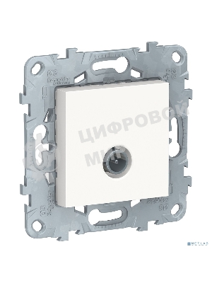 Механизм розетки TV UNICA NEW одиноч. бел. SchE NU546218