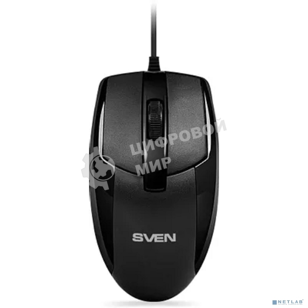 Комплект клавиатура + мышь SVEN KB-S330C черный (104+12Fn)+3кл, 1200DPI)