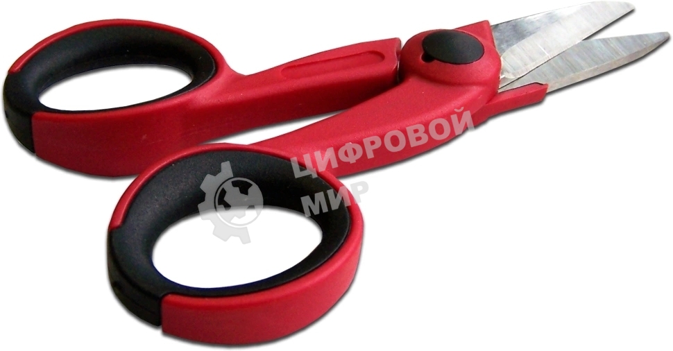 Ножницы по кевлару Lanmaster LAN-FT-CUT/KVL, синий/оранжевый