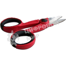 Ножницы по кевлару Lanmaster LAN-FT-CUT/KVL, синий/оранжевый