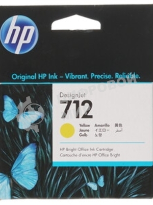 Картридж струйный HP 712 3ED69A желтый (29мл) для HP DJ Т230/630