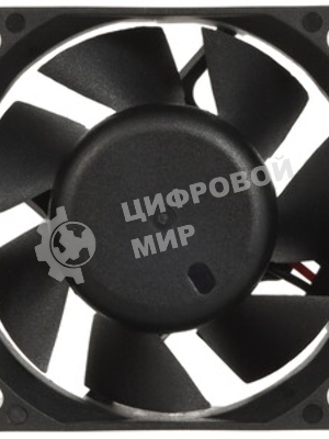 Вентилятор для корпуса Rexant RX 6025MS 12VDC черный, 60 мм, 3500 об/мин, 25 дБ, 2 pin