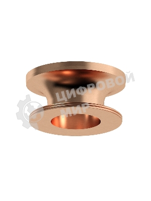 Насадка задняя накладная для корпуса светильника с диаметром отверстия D60mm N6906 PPG золото розовое полированное D60*H25mm Out20mm