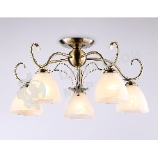 Светильник Ambrella light TR3046/5 SB/FR бронза/белый матовый E27/5 max 40W D595*285