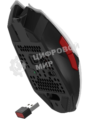 Мышь беспроводная A4Tech Bloody R36 Ultra черный/белый/красный, 12000dpi, USB, радиоканал, кнопки - 7