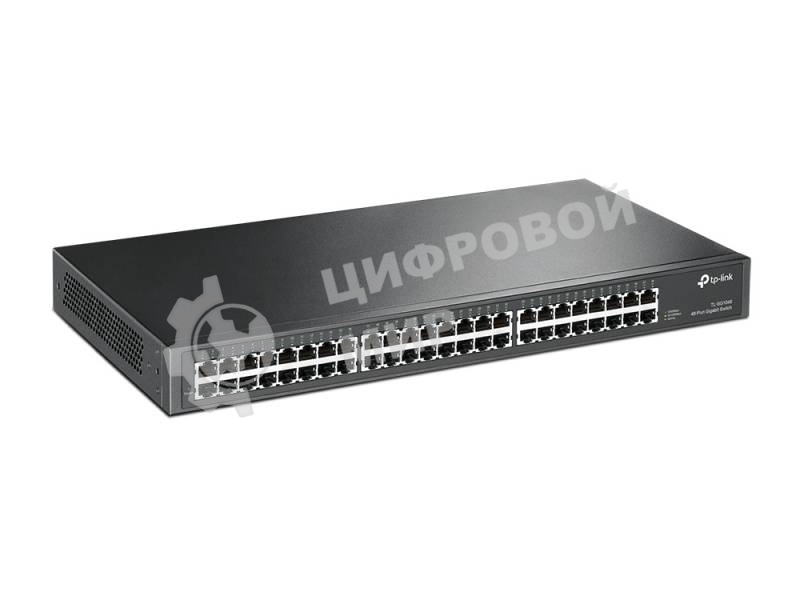 Коммутатор сетевой TP-Link SMB TL-SG1048 Коммутатор 48-port Gigabit Switch, 1U 19-inch rack-mountable steel case