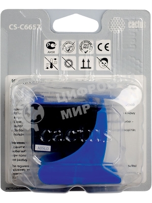 Картридж струйный Cactus CS-C6657 №57 многоцветный (18 мл) для HP 450/5145/5150/5151/5550/5552/5650/5652/565