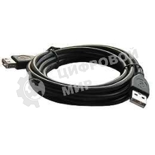 Кабель Gembird PRO USB 2.0 удлинительный 1.8м AM/AF позол.конт., фер.кол., пакет