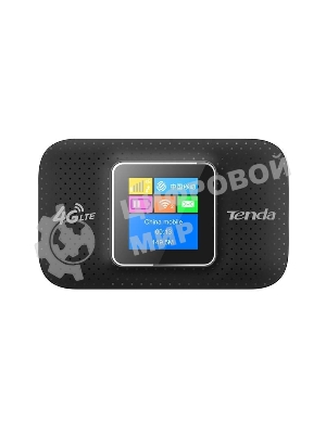 Мобильный роутер Tenda 4G185 4G LTE, встроенная батарея 2100 мА·ч; поддержка карт памяти до 32Gb