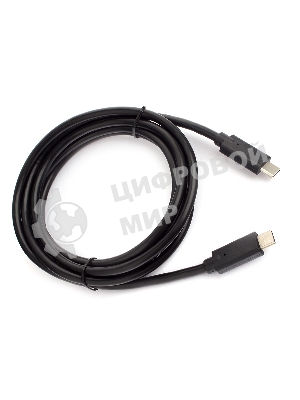 Кабель USB Cablexpert CCP-USB-CMCM2-1.8M, USB3.1 Type-C/Type-C, Gen.2, 10Gbit/s, 5A, 1.8м, пакет