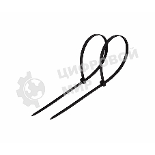 Хомут-стяжка кабельная нейлоновая Rexant 120x2,5 мм, черная, упаковка 100 шт.