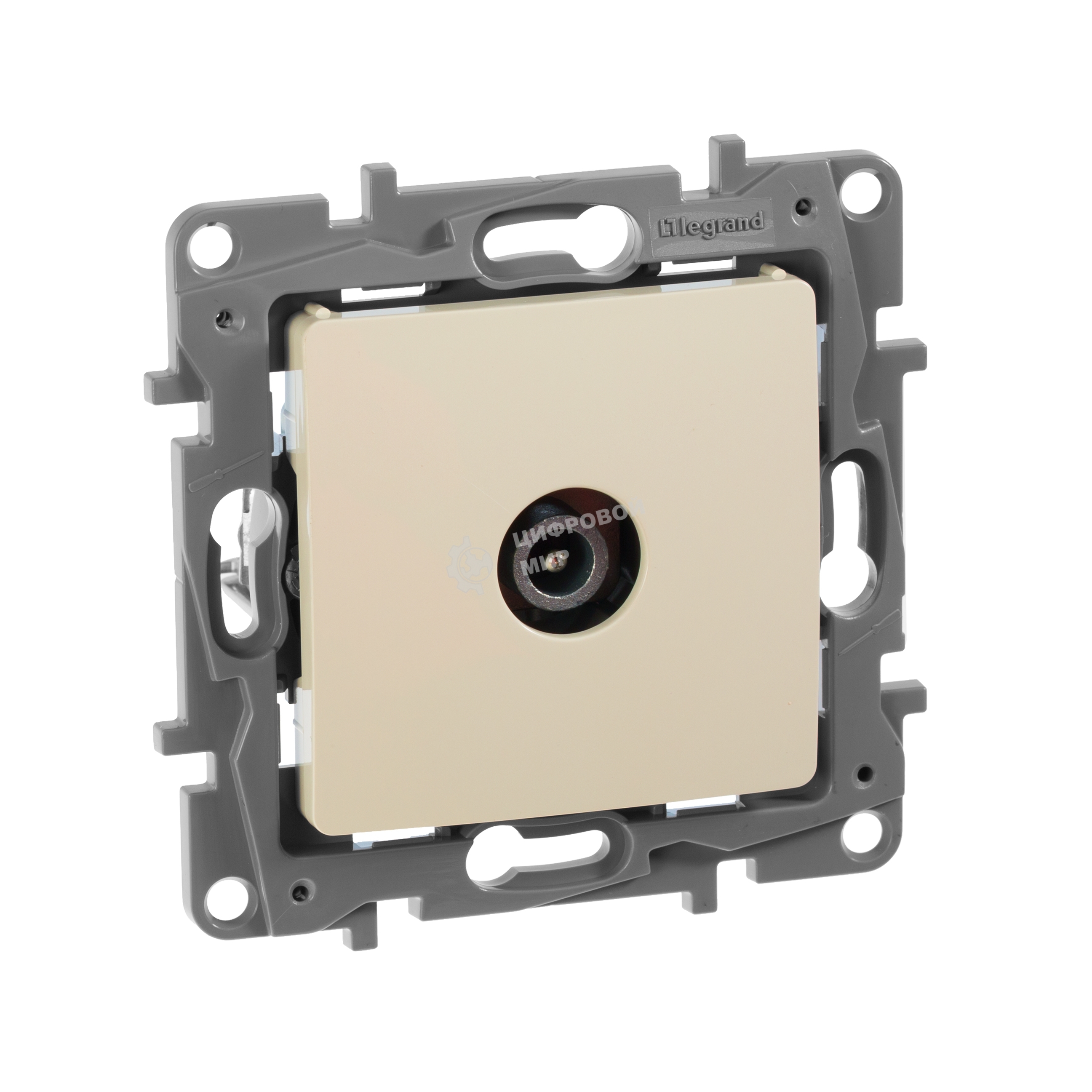 Розетка телевизионная оконечная, Сл.кость ETIKA