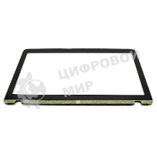 Сенсорное стекло (тачскрин) для Asus UX560UX, черное с рамкой