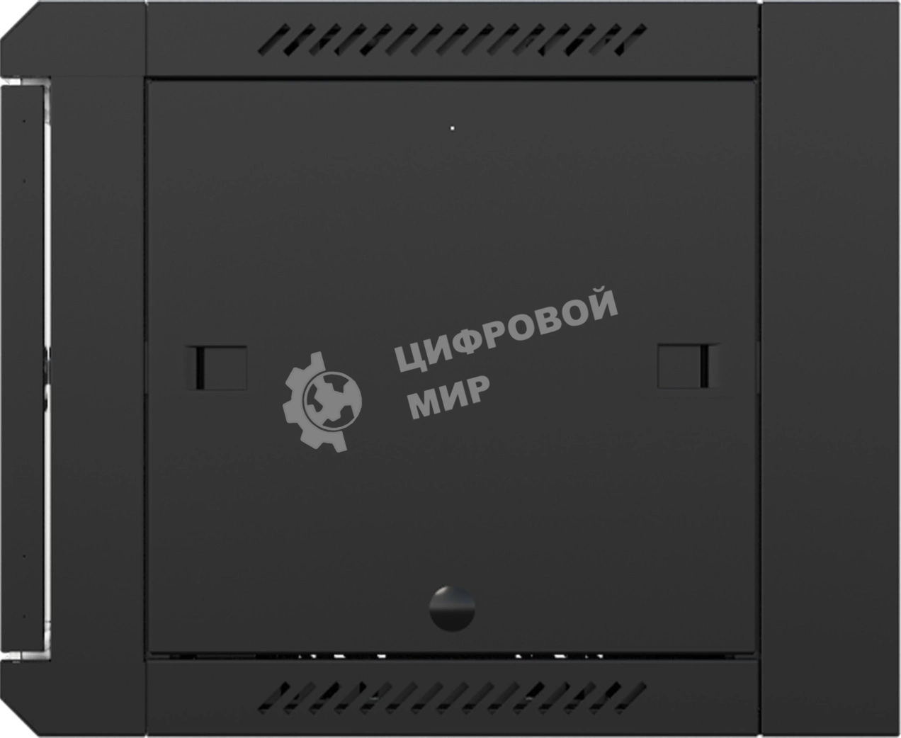 Шкаф коммутационный NTSS NTSS-W12U6060GS-BL настенный 12U 570x600мм пер.дв.стекл 60кг черный 500мм 27кг 220град. 635мм IP20 сталь