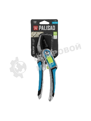 Секатор с наковальней Palisad LUXE 215 мм, регулировка захвата, трехкомпонентные рукоятки