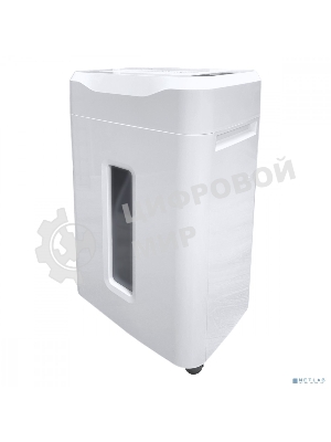 Шредер Office Kit S243N 3,9х38 белый (секр.P-4) фрагменты 35лист. 35лтр. скрепки скобы пл.карты CD