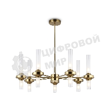 Люстра Ambrella light LH55360/14 BS/CL латунь/прозрачный G9/14 max 30W D750*690