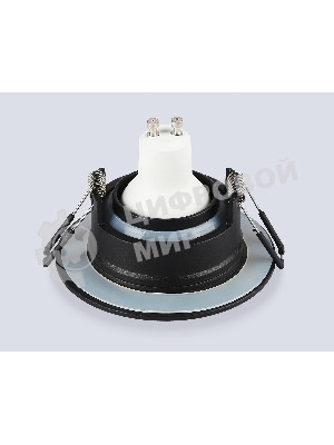 Светильник Ambrella light TN1142 BK черный IP44 GU5.3 D95*38