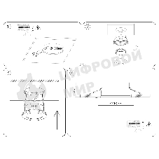 Светильник Ambrella light TN6653 BK черный IP44 GX53 D110*48