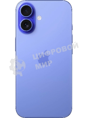 Смартфон Apple iPhone 16 A3287, 8/128Gb, ультрамарин