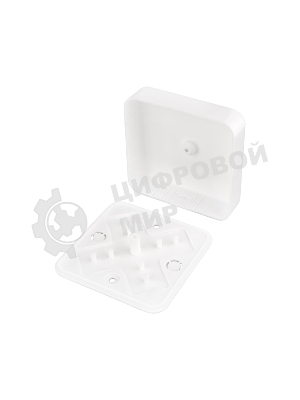 Коробка распаячная Rexant ОУ для кабель-канала 80х80х23 мм, белая, IP40