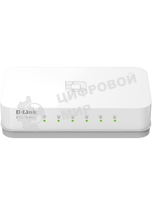 Коммутатор D-Link DES-1005C/B1A, 5-port UTP 10/100Mbps Auto-sensing, Stand-alone, Unmanaged Palm-top Fast Ethernet Switch