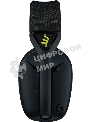 Гарнитура Logitech G435 чёрный/жёлтый, беспроводная, Bluetooth/USB, до 18 ч