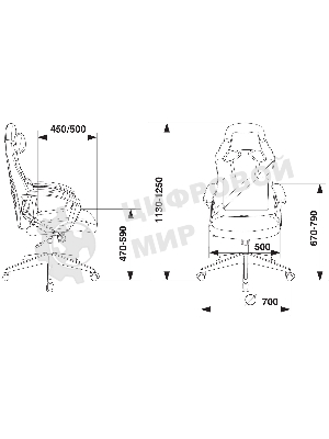 Кресло Zombie DRIVER черный, экокожа, 120 кг, механизм качания
