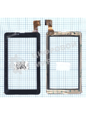Сенсорное стекло (тачскрин) FPC-FC70J835-01, черное