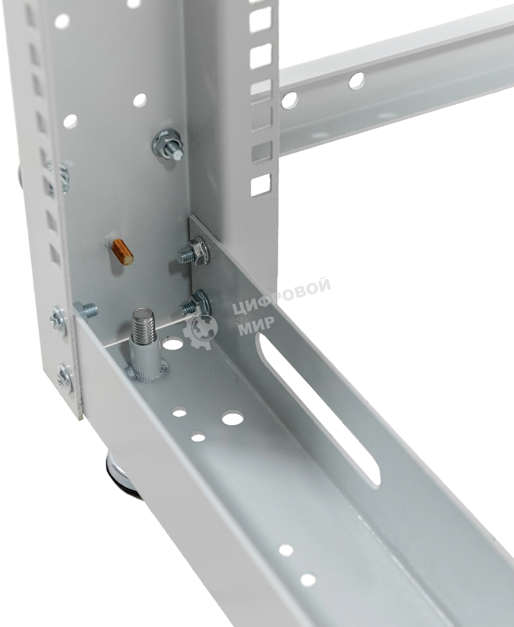 Стойка двухрамная NTSS NTSS-2POR24U/600-1000 24U 550 мм x 1000 мм 600 кг серый