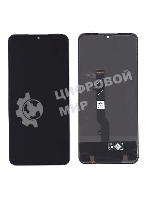Дисплей для Infinix Note 11 (X663B), Note 12 (X663D) в сборе с тачскрином черный TFT