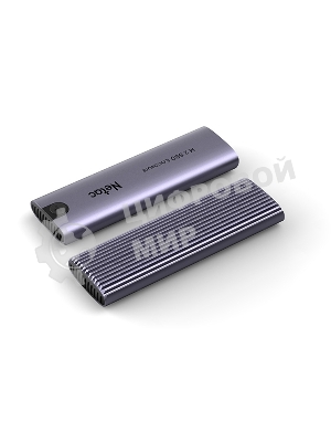 Внешний корпус для SSD Netac WH51 External SSD Case M.2 NVMe/SATA, with A to C cable, Aluminum