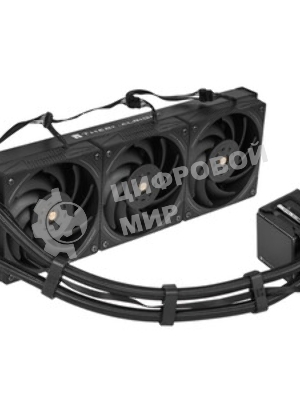 Система жидкостного охлаждения Thermalright Elite Vision 360 (360mm, LED, Black, ARGB/Fans: 3x120mm, 69CFM, 27dBA, 2150RPM/Pump height 63mm, Rad thickness 27mm/S: 1700, 1200, 1851, 115X, 2011, 2066, AM5, AM4)
